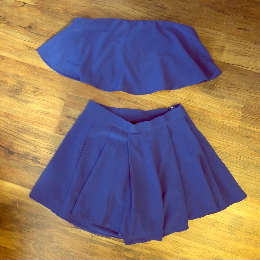 Crop top & shorts set